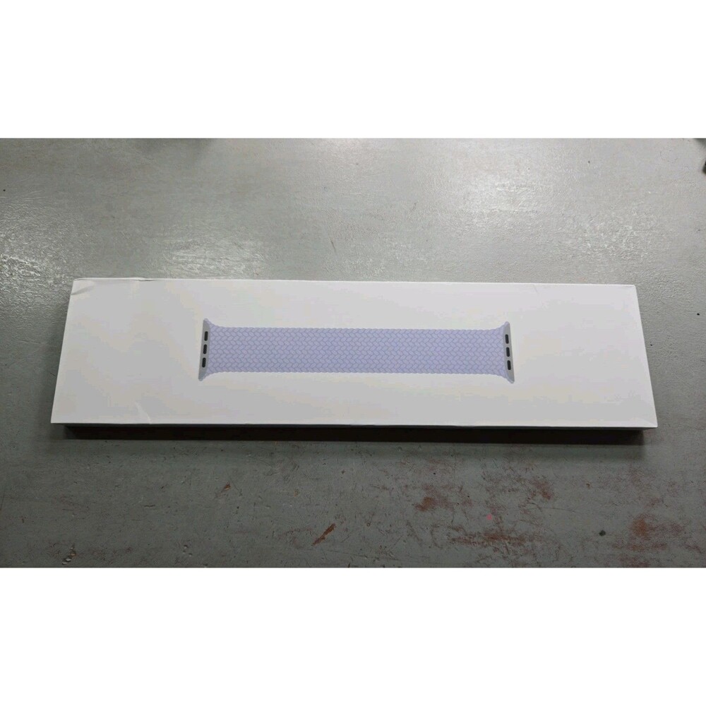 Genuine Apple Watch 41mm Purple Fog Braided Solo Loop Band Size 6 OEM New